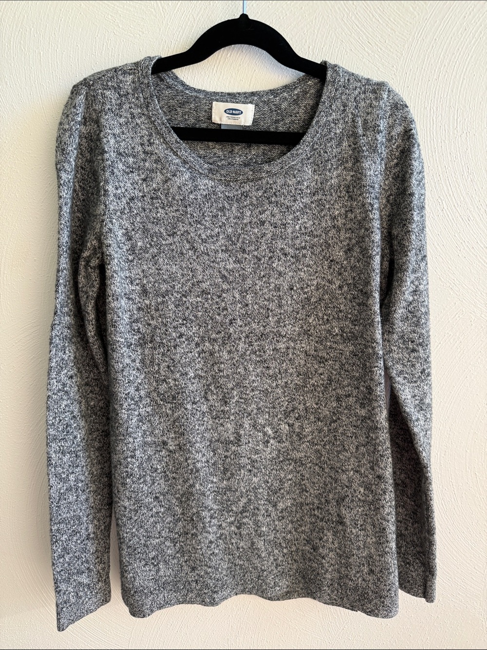 Old Navy Heather Gray Scoopneck Sweater